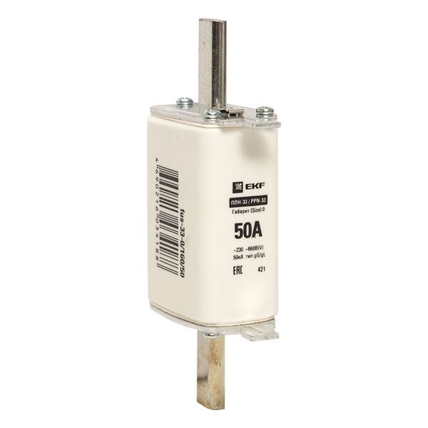 Вставка плавкая ППН-33 160/50А габарит 0 EKF fus-33-0/160/50 Вставка плавкая ППН-33 160/50А габарит 0 EKF fus-33-0/160/50