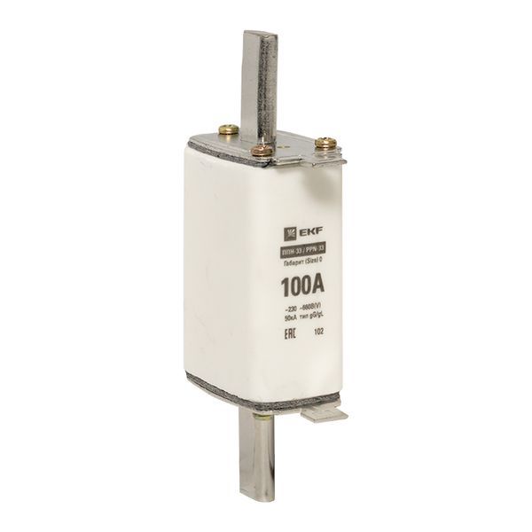Вставка плавкая ППН-33 160/100А габарит 0 EKF fus-33-0/160/100