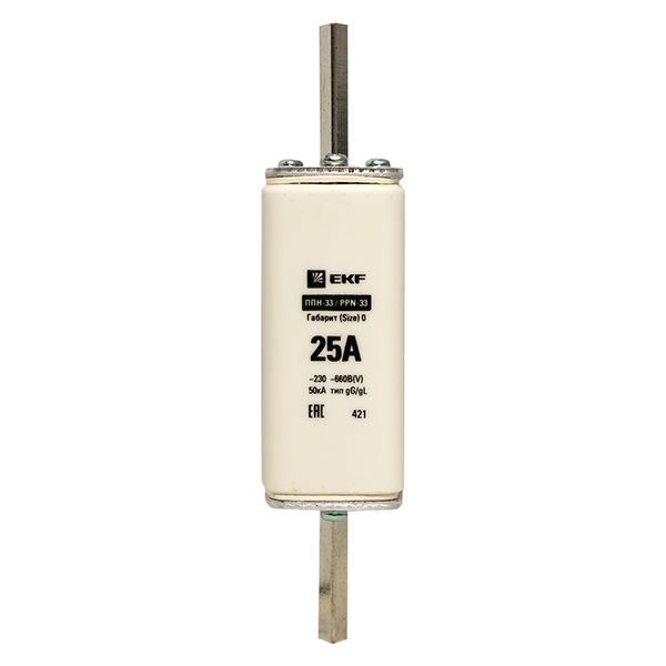 Вставка плавкая ППН-33 160/25А габарит 0 EKF fus-33-0/160/25