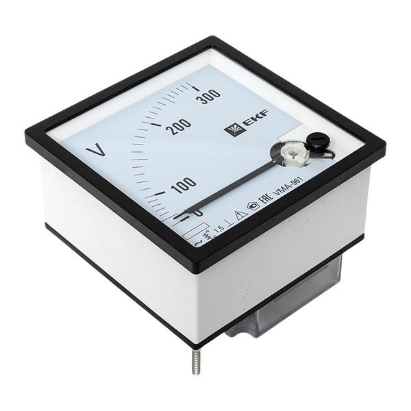 Вольтметр VM-A961 аналоговый на панель 96х96 (квадратный вырез) 300В прямое подключение PROxima (vma-961-300)