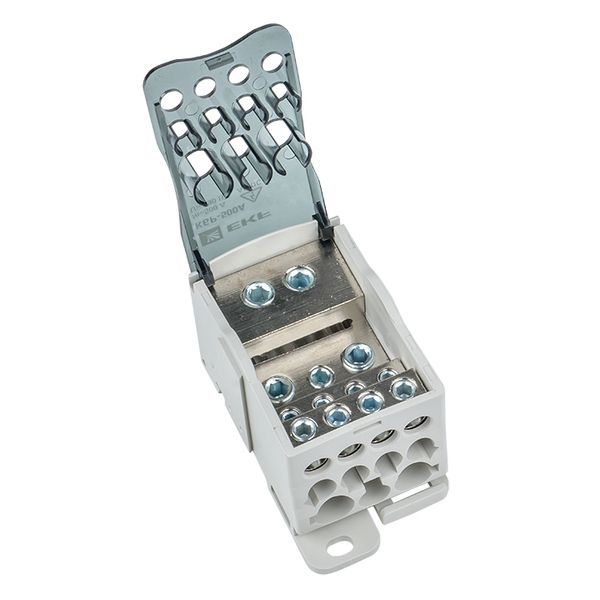 Блок распределения (Кросс) крепеж на панель DIN КБР-500A (plc-kbr500)