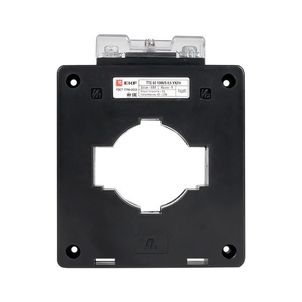 Трансформатор тока ТТЕ-60-750/5А класс точности 0,5S EKF (tte-60-750-0.5S)