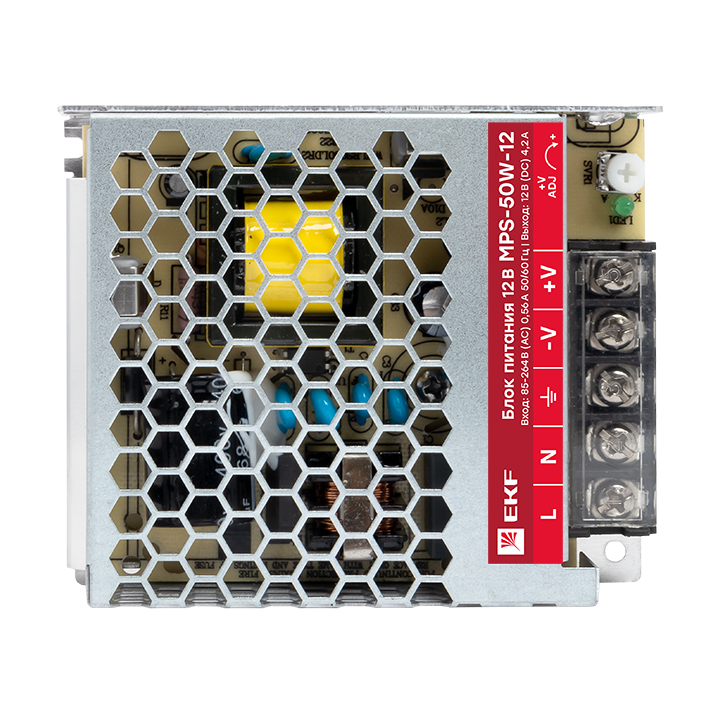 Блок питания 12В MPS-50W-12 EKF Proxima (mps-50w-12)