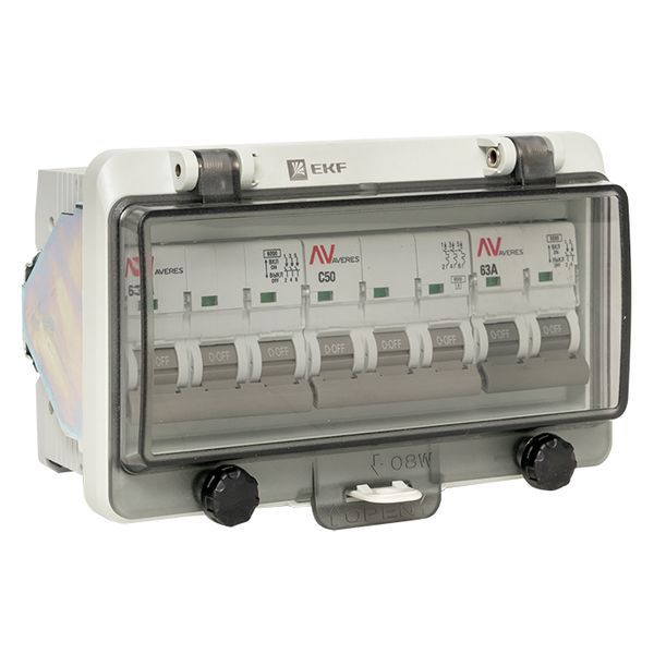 Окно герметичное 8 модулей IP67 PROxima (ak-g-8)