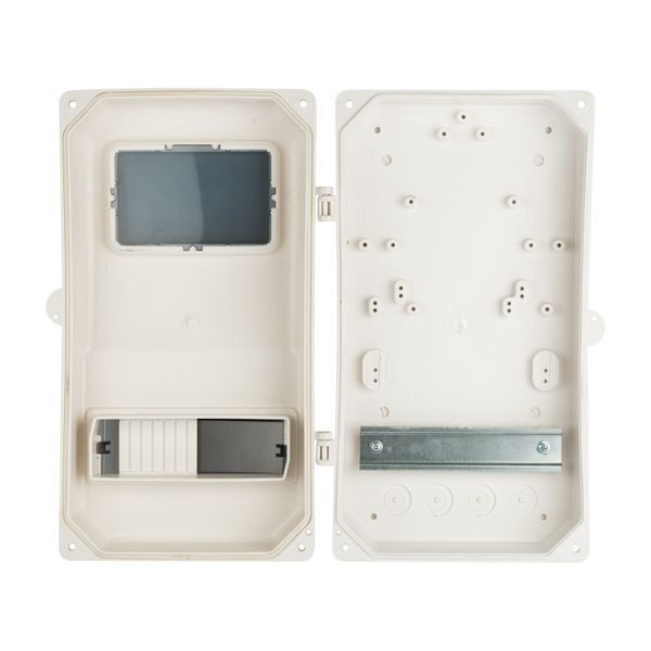 Щит учетно-распределительный пластиковый ЩУРн-П 1/8 (366х200х117) IP55 Basic (pb-1/8-55-bas)