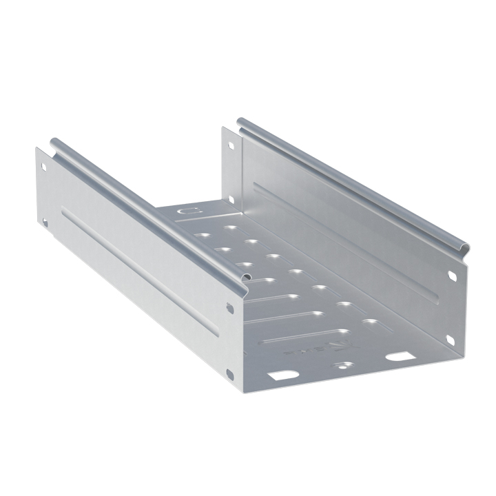 Лоток неперфорированный металлический 80х400х3000-1.0 мм (12м) (L8040000)