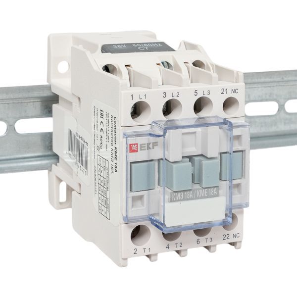 Контактор КМЭ малогабаритный 18А 36В 1NC PROxima (ctr-s-18-36-nc)
