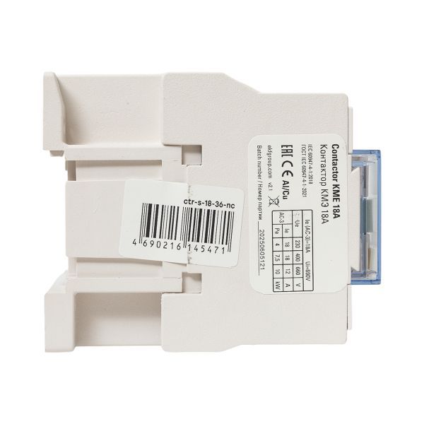 Контактор КМЭ малогабаритный 18А 36В 1NC PROxima (ctr-s-18-36-nc)