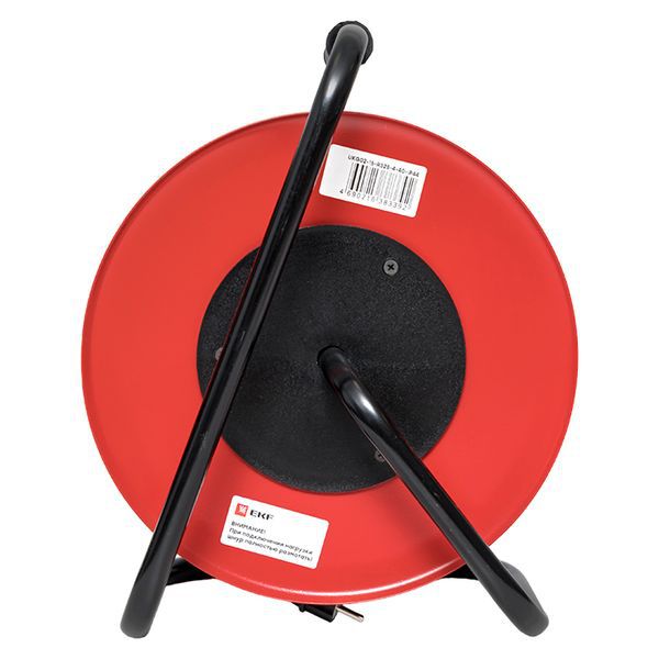 Удлинитель на катушке Гефест 2.0 4 гнезда 40м с заземлением и предохранителем КГ 3*2,5 16А/3,5кВт IP44 PROxima (UKG02-16-R325-4-40-IP44)