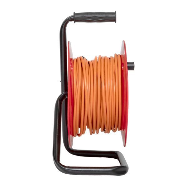 Удлинитель на катушке Атлант 2.0 4 гнезда 40м без заземления ПВС 2x0.75 6А/1.3кВт PROxima (UKA02-06-275-4-40)