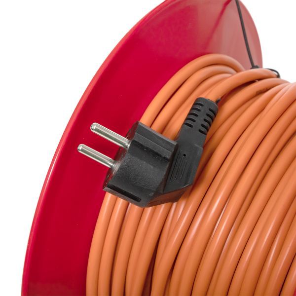 Удлинитель на катушке Атлант 2.0 4 гнезда 30м без заземления ПВС 2x0.75 6А/1.3кВт PROxima (UKA02-06-275-4-30)