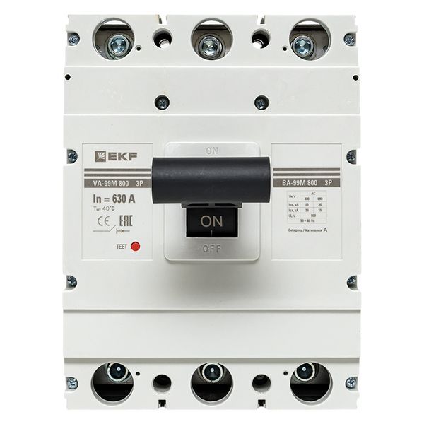 Выключатель автоматический ВА-99М 800/630А 3P 35кА EKF PROxima (mccb99-800-630m)