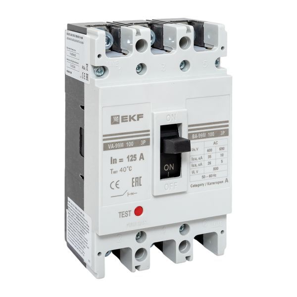 Выключатель автоматический ВА-99М 100/125А 3P 35кА PROxima (mccb99-100-125m)