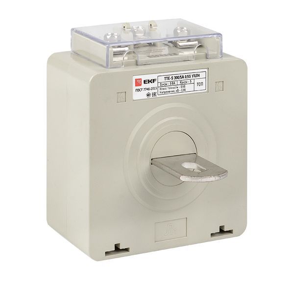 Трансформатор тока ТТЕ-A-300/5А с клеммой напряжения класс точности 0,5 EKF PROxima (tte-S-300)