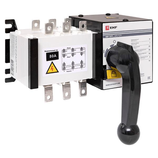 Устройство автоматического ввода резерва АВР ТСP1 80A 3р 230В