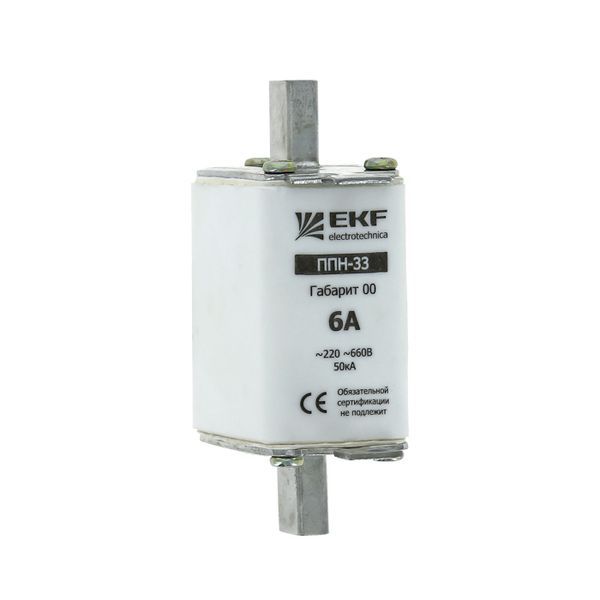 Вставка плавкая ППН-33 10А габарит 00 EKF fus-33/160/10