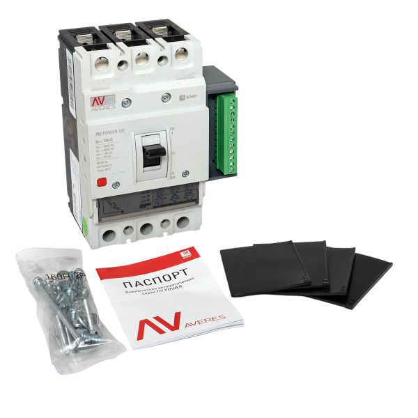 Автоматический выключатель AV POWER-1/3 160А 100kA ETU2.2 EKF AVERES