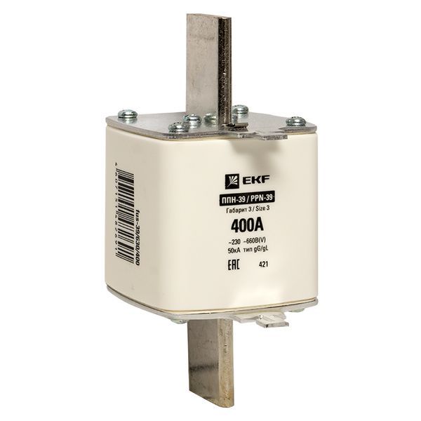 Вставка плавкая ППН-39 630/400А габарит 3 EKF fus-39/630/400