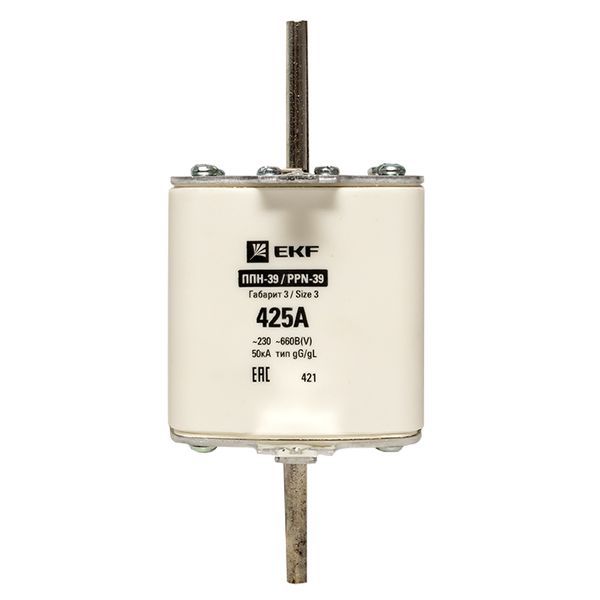 Вставка плавкая ППН-39 630/425А габарит 3 EKF fus-39/630/425