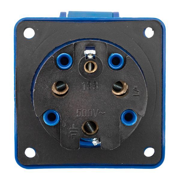 Розетка наружн. уст. 63А 220В 2P+РЕ IP67 (133) EKF ps-133-63-220