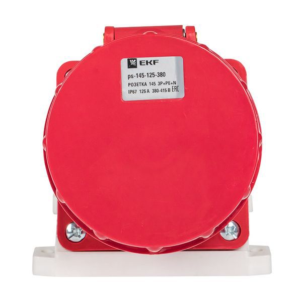 Розетка кабельная 125А 380В 3P+РЕ+N IP44 (145) EKF ps-145-125-380