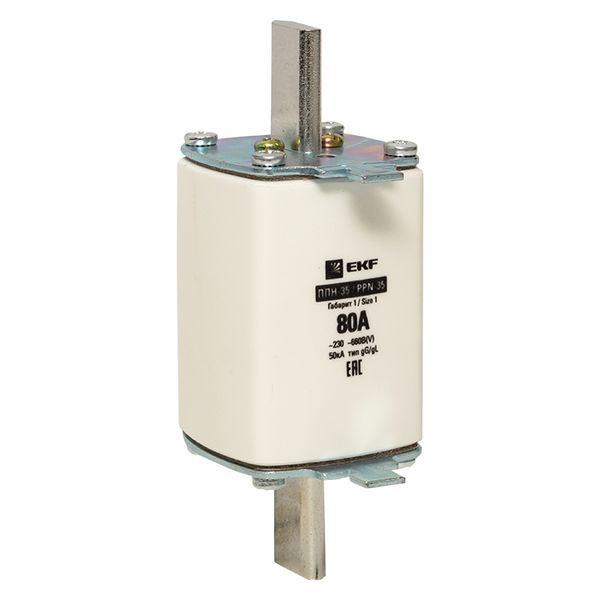 Вставка плавкая ППН-35 250/80А габарит 1 EKF fus-35/250/80