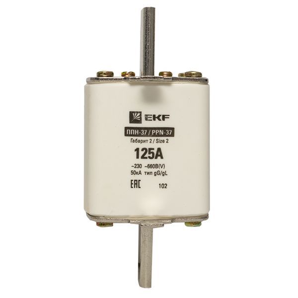 Вставка плавкая ППН-37 400/125А габарит 2 EKF fus-37/400/125