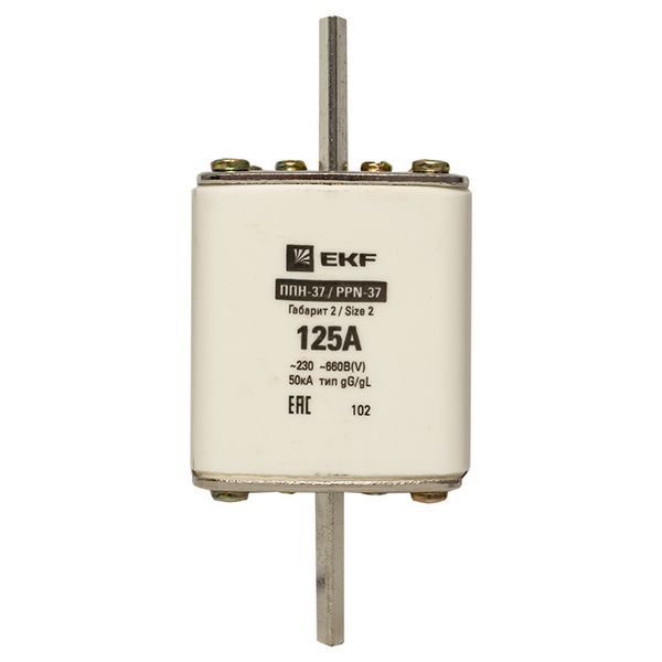 Вставка плавкая ППН-37 400/125А габарит 2 EKF fus-37/400/125