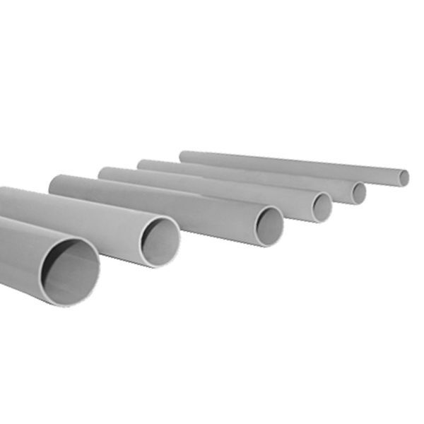 Труба ПВХ гладкая жесткая диаметр 20мм длина 3м, цвет серый