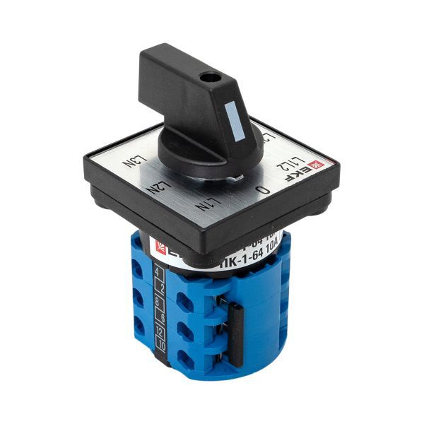 Переключатель кулачковый ПК-1-64 10А для вольтметра EKF pk-1-64-10