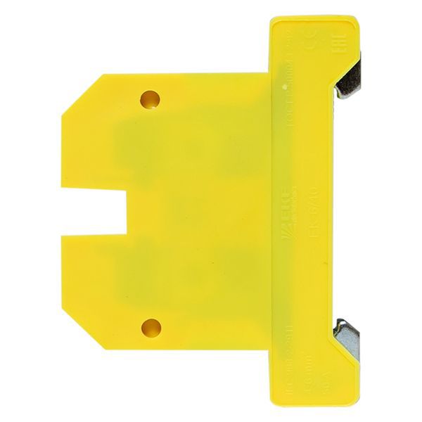 Колодка клеммная ЕК-6/40 JXB земля цвет желто-зеленый