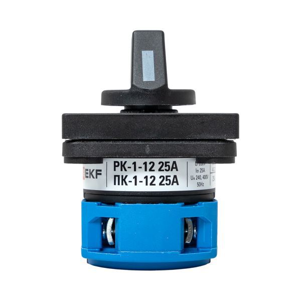 Переключатель кулачковый ПК-1-12 2П 25А "0-1" EKF pk-1-12-25