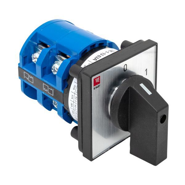 Переключатель кулачковый ПК-1-13 3П 63А "0-1" EKF pk-1-13-63