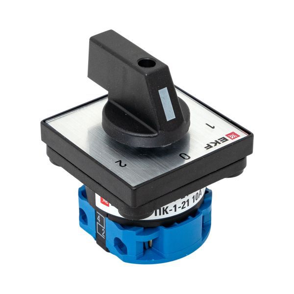 Переключатель кулачковый ПК-1-21 1П 10А "1-0-2" EKF pk-1-21-10