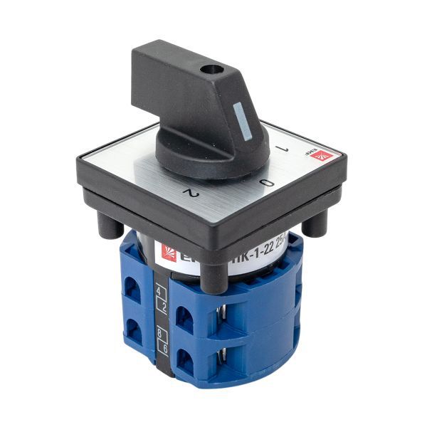 Переключатель кулачковый ПК-1-22 2П 25А "1-0-2" EKF pk-1-22-25