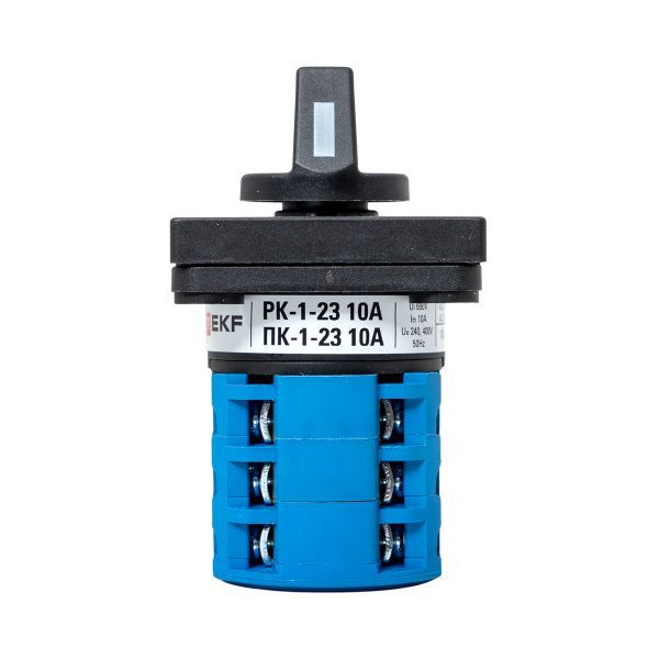 Переключатель кулачковый ПК-1-23 3П 10А "1-0-2" EKF pk-1-23-10