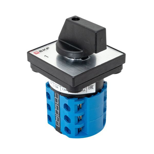 Переключатель кулачковый ПК-1-23 3П 10А "1-0-2" EKF pk-1-23-10