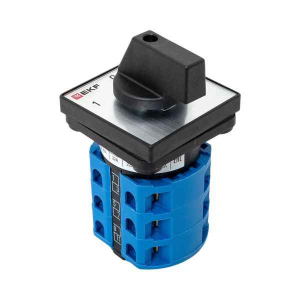 Переключатель кулачковый ПК-1-23 3П 25А "1-0-2" EKF pk-1-23-25