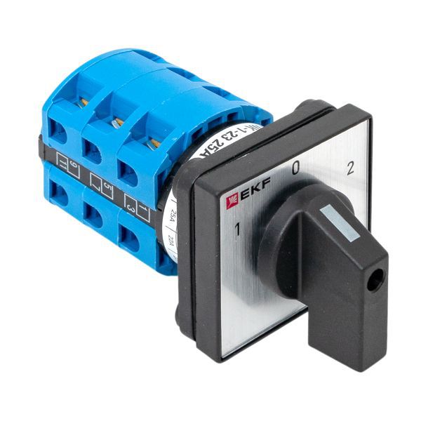 Переключатель кулачковый ПК-1-23 3П 25А "1-0-2" EKF pk-1-23-25