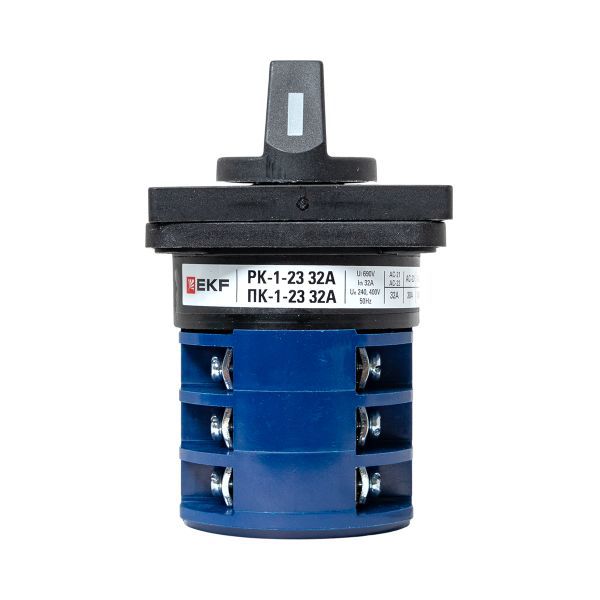 Переключатель кулачковый ПК-1-23 3П 32А "1-0-2" EKF pk-1-23-32