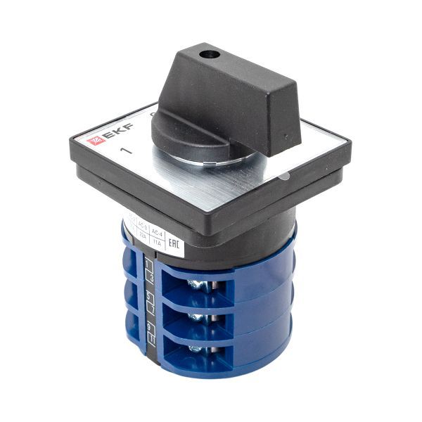 Переключатель кулачковый ПК-1-23 3П 32А "1-0-2" EKF pk-1-23-32