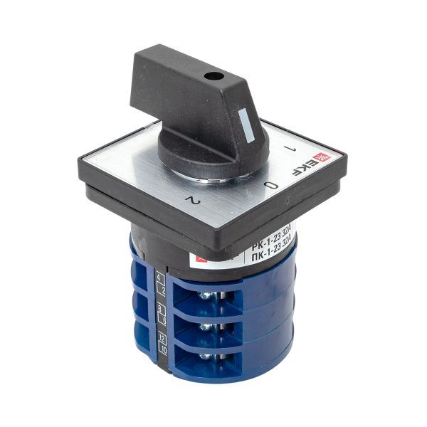 Переключатель кулачковый ПК-1-23 3П 32А "1-0-2" EKF pk-1-23-32