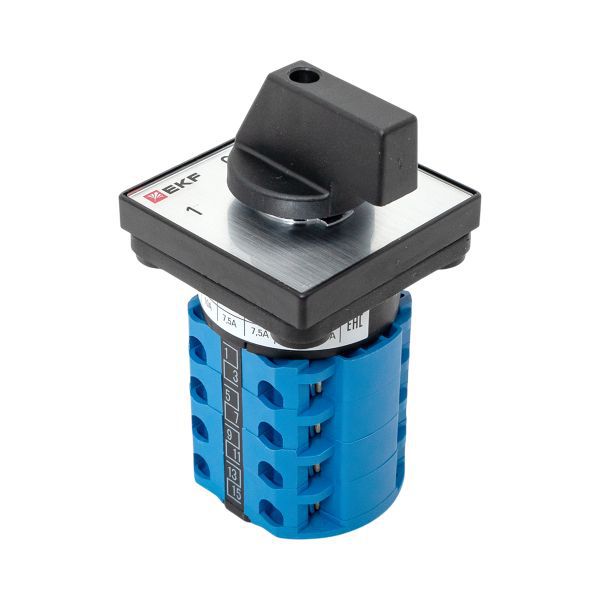 Переключатель кулачковый ПК-1-23 3П 63А "1-0-2" EKF pk-1-23-63