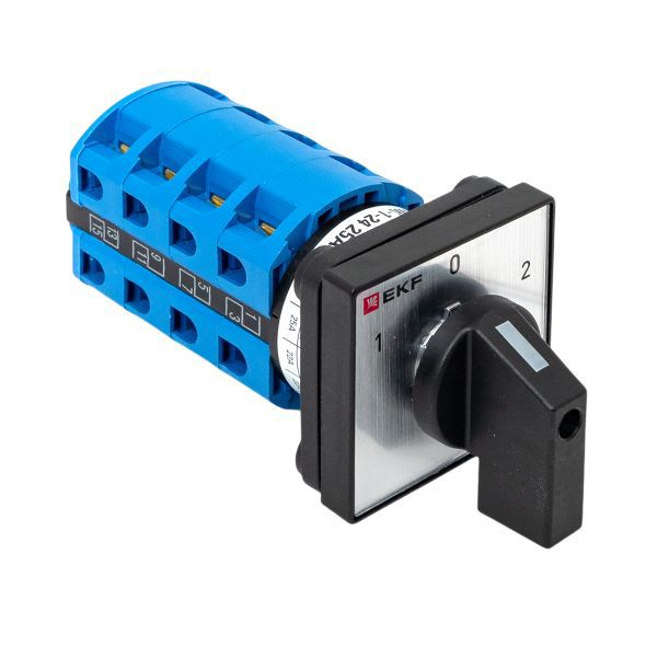 Переключатель кулачковый ПК-1-24 4П 25А "1-0-2" EKF pk-1-24-25