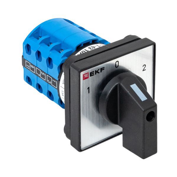 Переключатель кулачковый ПК-1-43 3П 10А "1-0-2" EKF pk-1-43-10