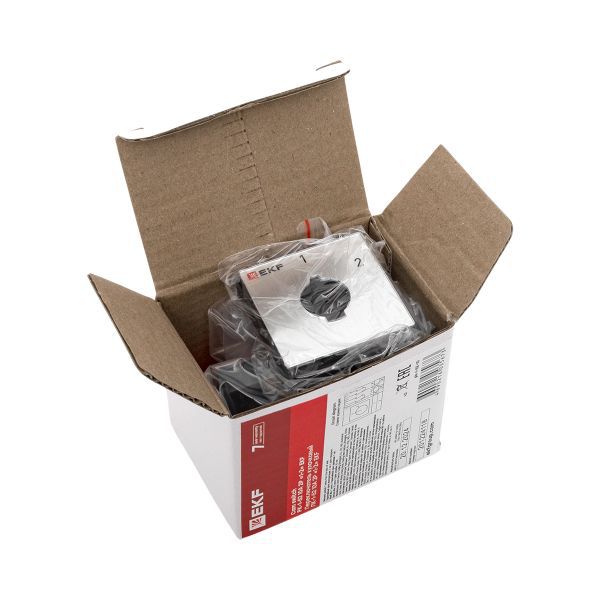 Переключатель кулачковый ПК-1-52 2П 10А "1-2" EKF pk-1-52-10