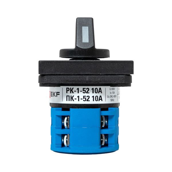 Переключатель кулачковый ПК-1-52 2П 10А "1-2" EKF pk-1-52-10