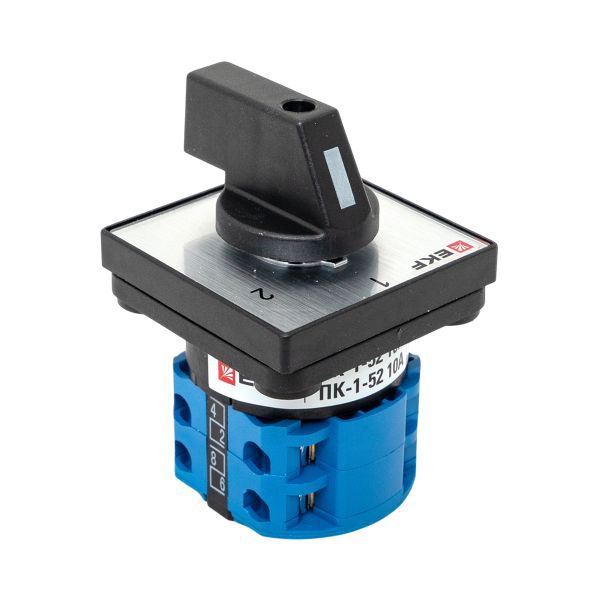 Переключатель кулачковый ПК-1-52 2П 10А "1-2" EKF pk-1-52-10