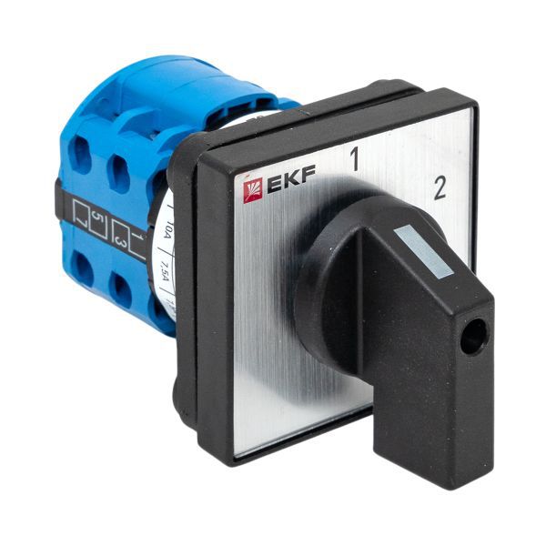 Переключатель кулачковый ПК-1-52 2П 10А "1-2" EKF pk-1-52-10