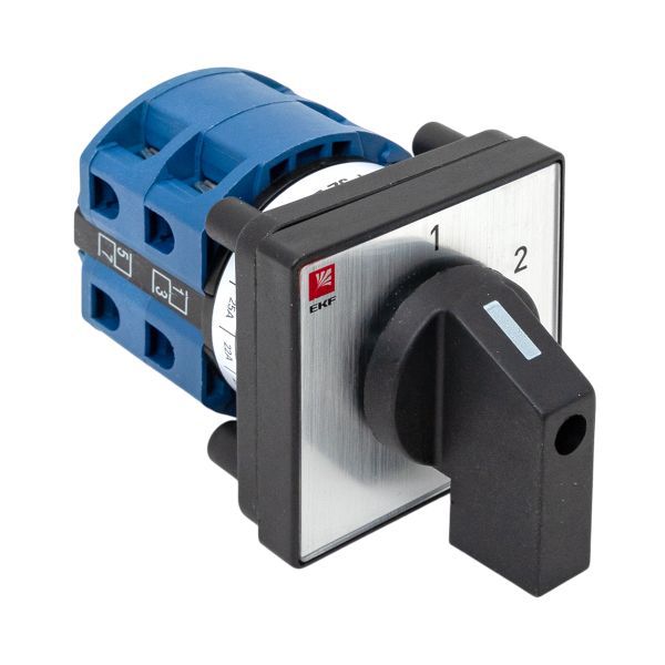 Переключатель кулачковый ПК-1-52 2П 25А "1-2" EKF pk-1-52-25